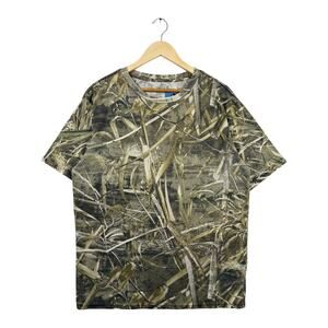 Vintage T-Shirt Real Tree Camouflage Short Sleeve T-shirt Large
